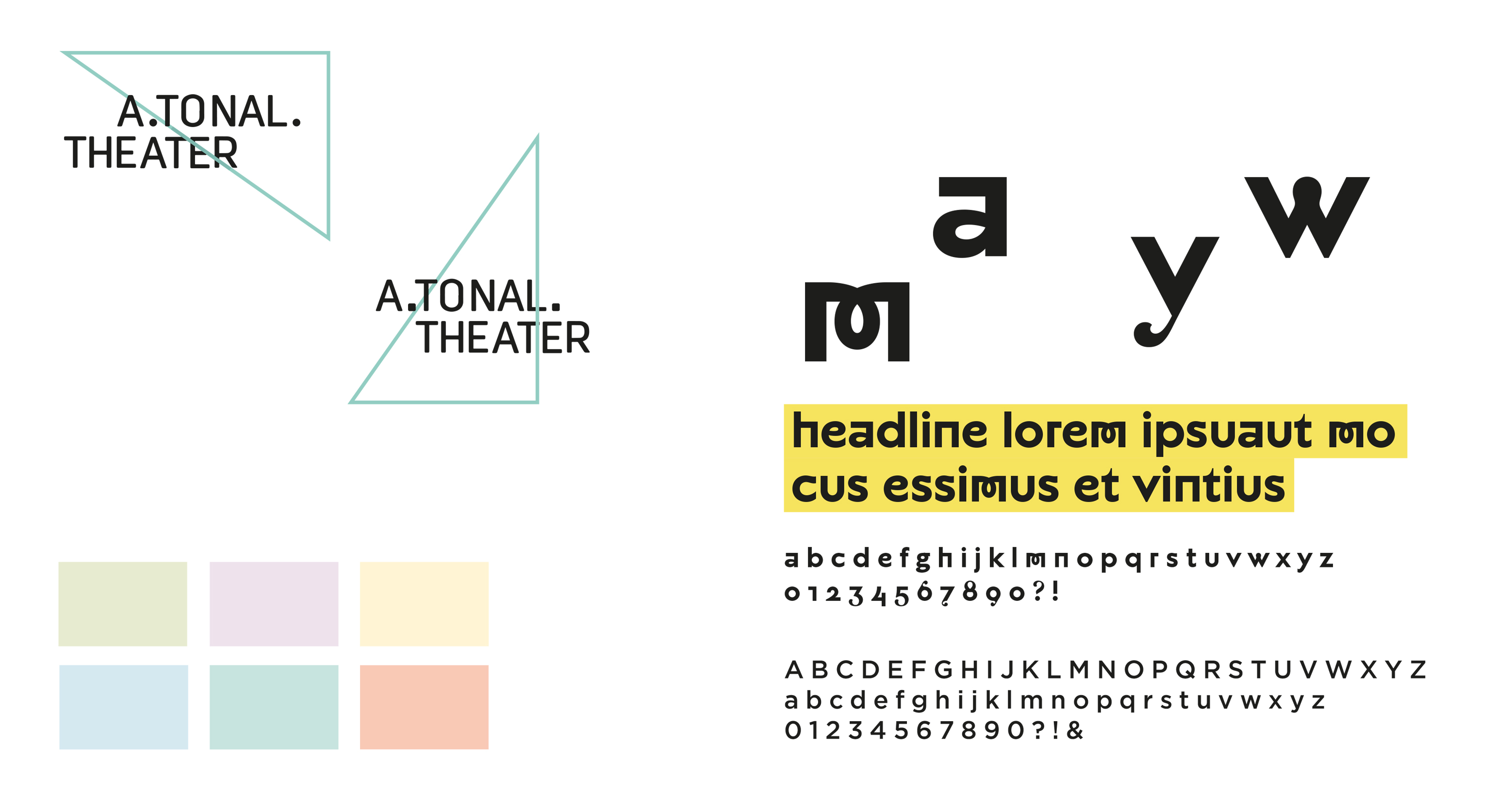 A.Tonal Theater, Corporate Design A.Tonal Theater, Corporate Design