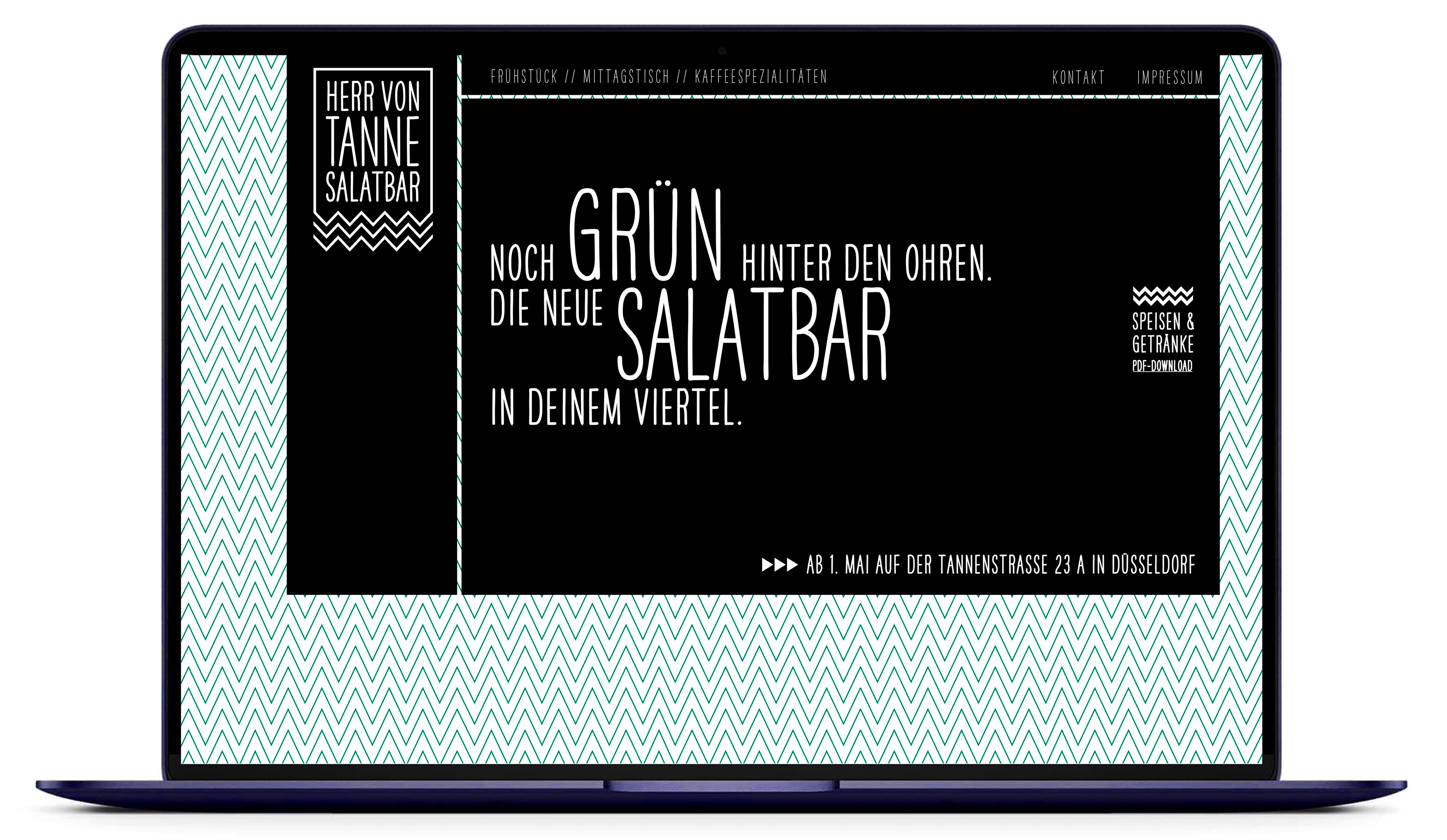 Herr von Tanne, Salatbar, Markenentwicklung, Corporate Design, Interior Design